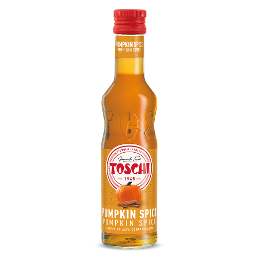 Bottiglia sciroppo toschi al pumpkin spice 250 ml